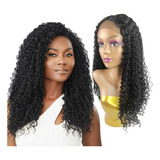 Peruca Front Lace Alice Cabelo Cacheado Afro Fibra Orgânica