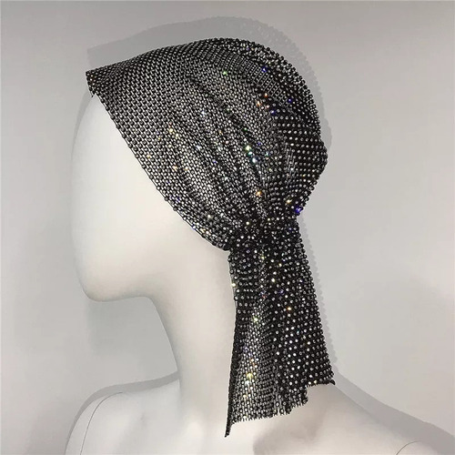 Accesorios Gorro Pirata Elástico Con Diamantes De Imitación