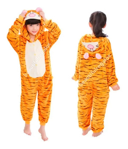 Pijama Kigurumi Para Dormir Infantil Plush Mameluco Disfraz