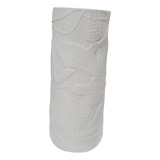 Vaso Decor Porcelana Branco 24 Cm Altura 11 Cm Diametro