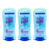 Secret Kit X3 Desodorante Gel Outlast Protecting Powder 3c