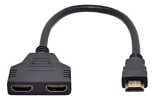 Divisor E Duplicador 1 Hdmi Macho Para 2 Hdmi Fêmea