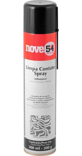 Limpa Contato Nove54 Spray Infl. 300ml/2000g