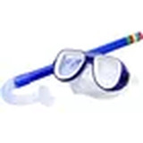 Set De Snorkel Buceo Y Mascara Ajustable Infantil + Tapones