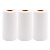 3 Rollos De Papel Térmico Imprimible 57x30 Mm Para Paperang