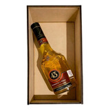 Caja Madera Mdf Para Botella Moet Baileys Vino  Sin Botella