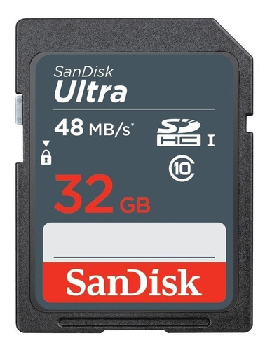 Tarjeta De Memoria Sandisk Sdsdunb-032g-gn3in  Ultra 32gb