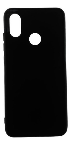 Capa Capinha Case Silicone Premium Preta Fume Para Mi 8