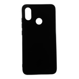 Capa Capinha Case Silicone Premium Preta Fume Para Mi 8