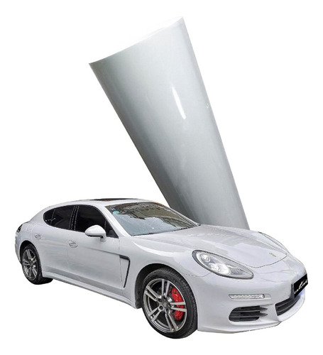 Vinil Automotriz Gris Nardo Claro Glossy Autoelite 1m X 1.52