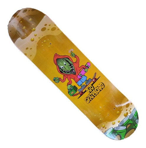 Shape Rio Skateboard 7.75 Cerveja - Marfim + Fiberglass