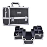 Frenessa Makeup Train Case Caja De Cosméticos Grande Bandeja