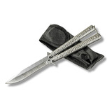 Navaja Mariposa Profesional Silver Cobra Al80