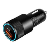 Cargador Carro Usb Carga Rápida Qc 3.0 + Pd Tipo C 45 W