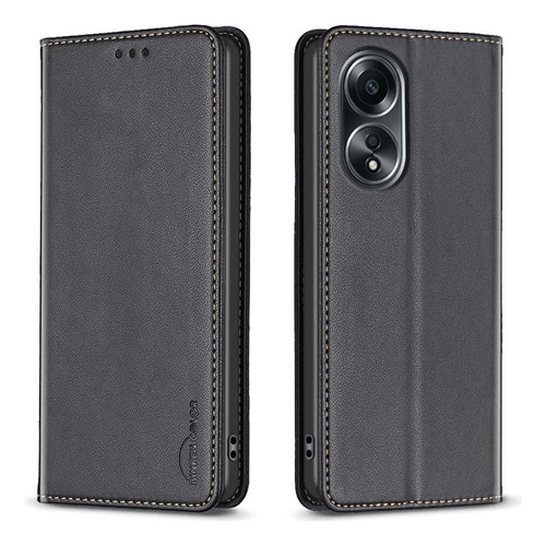 Funda De Piel Con Tapa Para Teléfono Oppo A18 A16 A96 A54 A7