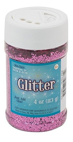 Sulyn Petal Pink Glitter Jar 4 Onzas Tarro Reutilizable Nont