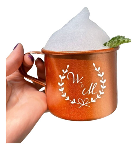 Kit 60 Canecas Moscow Mule Personalizadas 350ml