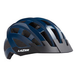 Casco Ciclismo Patinaje Lazer Dlx Elite Ajustable Con Luz Color Azul Oscuro Talla Unica Ajustable
