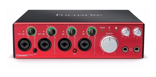 Focusrite Clarett 4 Pre Placa De Sonido Thunderbolt 18 In 8