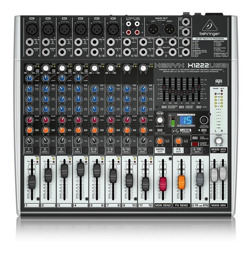 Consola Mezcladora Behringer Xenyx X1222 Usb 12 Canales