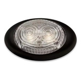 Faro Electrónico Adhesivo Bivoltaje Oval Chico De 2 Leds Cri