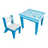 Kit Mesinha De Desenho Infantil Mesa Menina + 1 Cadeira 