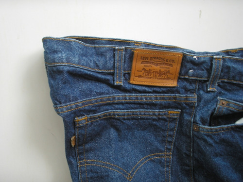 Pantalon Levis Azul Naranja  Made In Usa Talla 38-34 Ep 1980