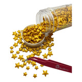 Se Si&moos Gold Star Sprinkles - Estrellas Comestibles Para 