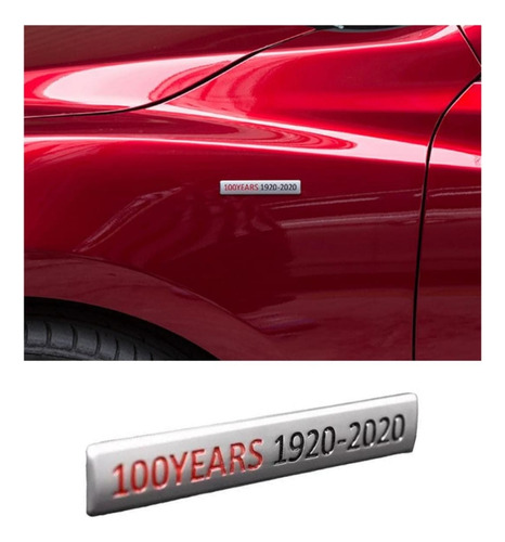 Pegatina Insignia Decorativa 100 Años Mazda 1920-2020