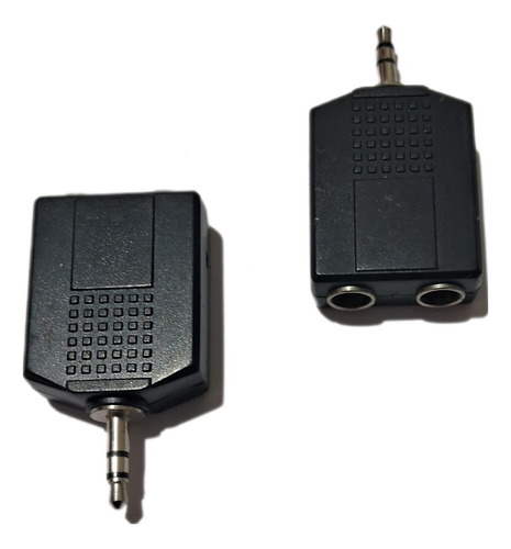 Plug Adaptador P2 Stereo Para 2 P10 Fêmea, Kit 6 Peças 