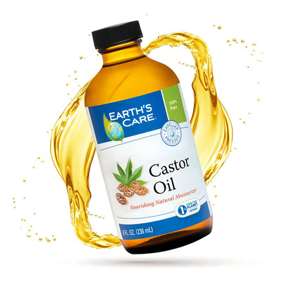 Aceite De Ricino - Castor Oil - 100% puro - 236ml - Earth´s Care | Envío gratis