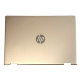 Tapa De Pantalla Hp X360 14-cd 14-cd0004la Touch Dorada