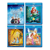 Escolha 4 Blurays Lote Disney Dreamworks Pixar Ed Diamante