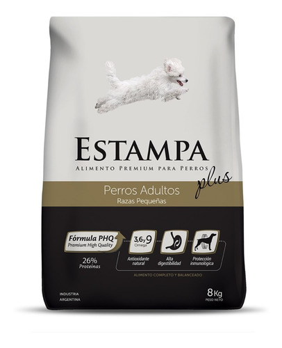 Alimento Estampa Plus Raza Pequeña 15kg Envios Gratis Caba