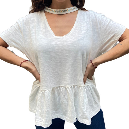 Remera Blusa Mujer Algodon Verano Amplia Anaandi