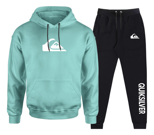  Conjunto Moletom Masculina E Feminino Kit Quiksilver