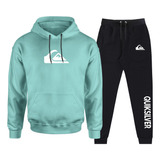 Kit Moletom Masculina E Feminino Blusa + Calça Quiksilver