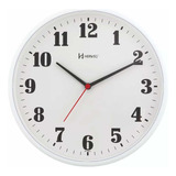 Relógio De Parede Herweg 26cm Quartz 6126-021 Branco