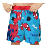 Short Traje De Baño Secado Rápido Spider Man De Niño