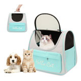 Mochila Transportadora Para Perro Gato Plegable Transpirable