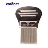 Coronet Peine Metal Con Mango De Acero Para Pediculosis