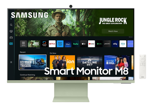 Monitor Samsung M80c Uhd Hdr 27 Tv Wifi Alexa Verde