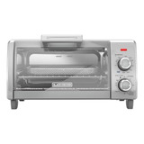 Black+decker To1787ss, Horno Tostador De Aire De 4 Rebanadas, 5 Funciones De Cocción, Temporizador De 30 Minutos, Acero Inoxidable