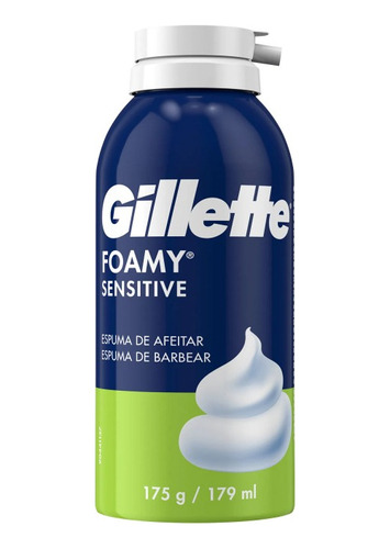 Espuma De Afeitar Gillette Foamy Sensitive 175 Gr