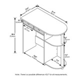 Furinno Go Green Home - Escritorio / Mesa Para Computadora P