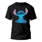Camiseta Adulto Lilo Stitch Camisa 100% Algodão Promoção