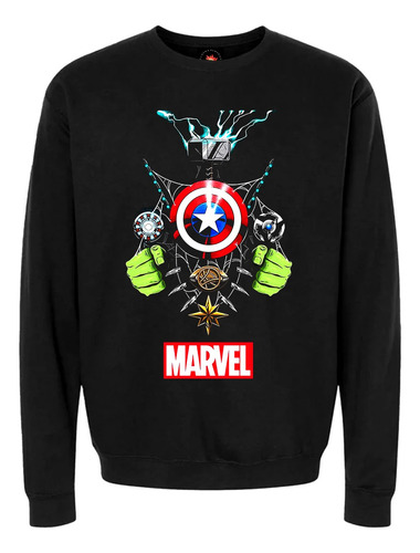 Buzo Estampado Varios Diseños Marvel Todos Los Superheroes