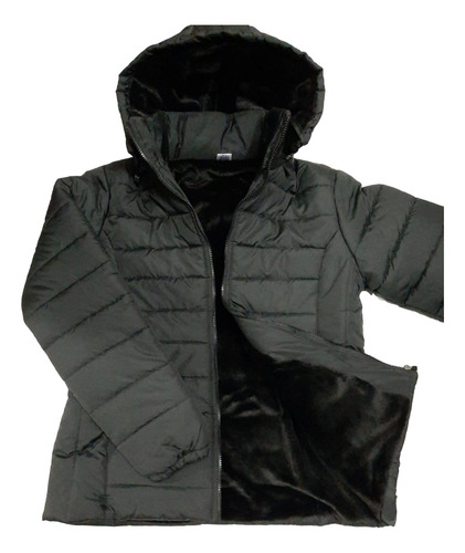 Campera Invierno  Abrigada Con Piel Mujer Talle Grande 