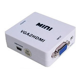 Conversor Vga A Hdmi Video Audio 1080p Full Hd Tv Led 