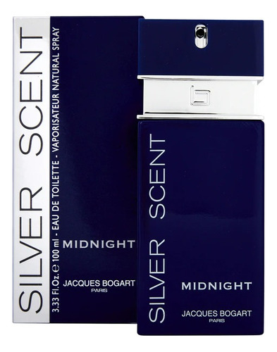 Perfume Jacques Bogart Silver Scent Midnight Edt 100ml Original + Brinde